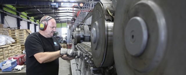 Die Industrie steht auch im Wahlkreis ...die Firma Zahnrad.com in Friesenheim.   | Foto: Bastian Bernhardt