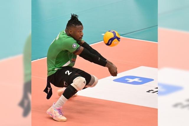 Volleyballer der FT 1844 Freiburg nach Satzgewinn in Lneburg zu verhalten