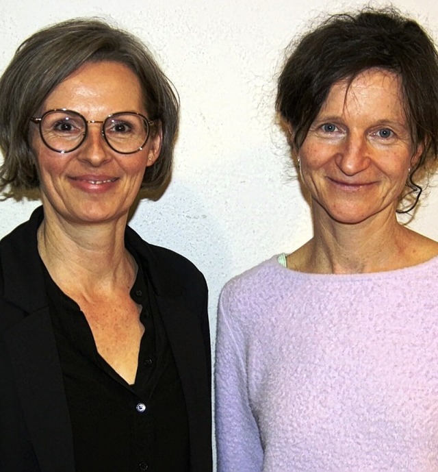 Melanie Hils und Andrea Meier fhren  die Radsportgemeinschaft Eichstetten.  | Foto: Horst David