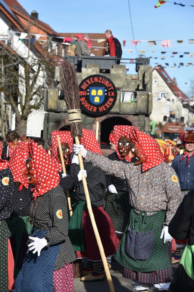 Mit lautem Narri Narro gratulierten zahlreiche Znfte und Gruppen den Freimter Wurzelgeistern zum 33. Geburtstag.