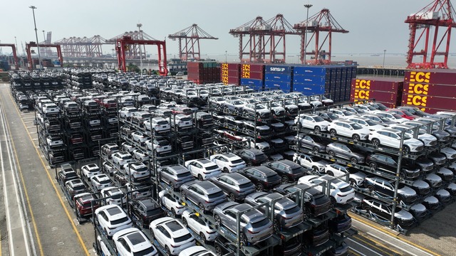 Elektro- und Hybridautos aus China warten auf den Export. (Archivbild)  | Foto: XinHua/dpa