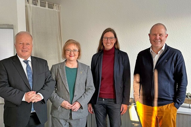 Peter Wei, Sabine Hartmann-Mller, St... Grn und Rolf Steinegger (von links).  | Foto: Bro Hartmann-Mller