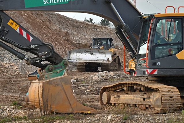 Wie es mit den Arbeiten im knftigen S...einer Panorama-Webcam verfolgt werden.  | Foto: Michael Bamberger 