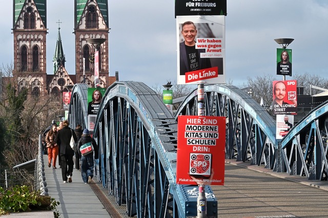 Wahlkampf in Freiburg  | Foto: Thomas Kunz