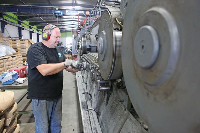 Die Industrie steht auch im Wahlkreis ...die Firma Zahnrad.com in Friesenheim.   | Foto: Bastian Bernhardt