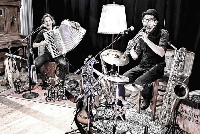 Das Duo Southern Breeze gibt ein Konzert im Brgerhaus in Riegel