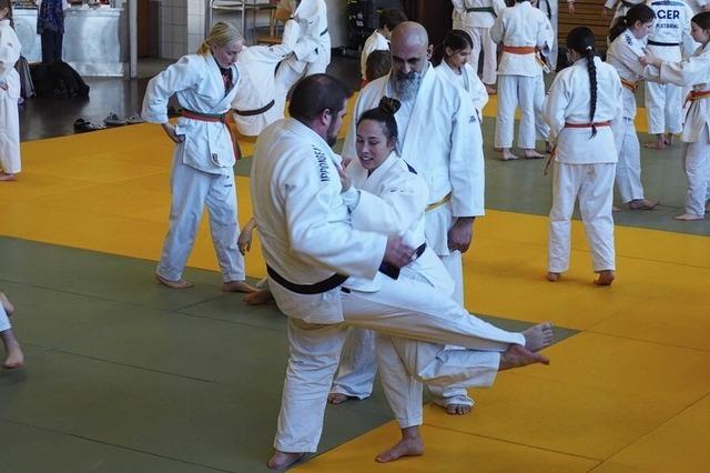 Training mit internationalen Judo-Stars