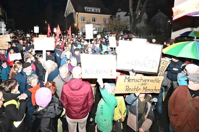 AfD-Gegner demonstrieren in Waldkirch