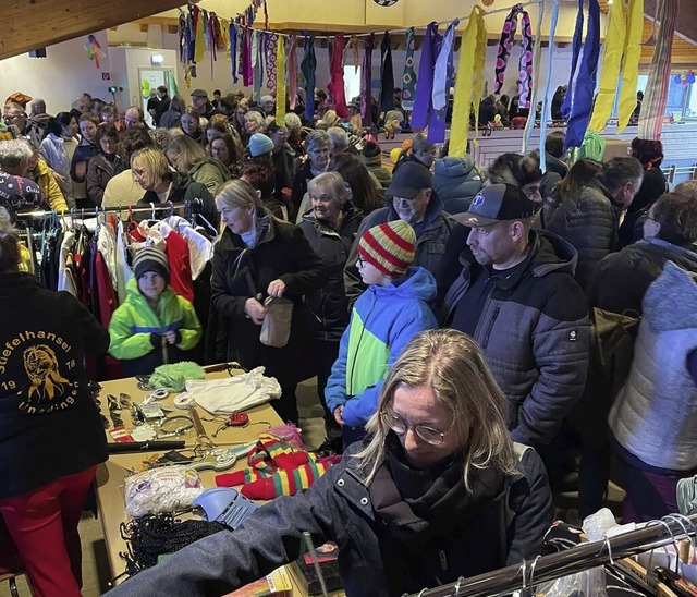 Der Andrang beim nrrische Flohmarkt in Unadingen war gro.  | Foto: Christa Maier