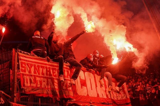 Ultras  des SC Freiburg  entsprechen dem Bundesliga-Standard - im Guten wie im Schlechten