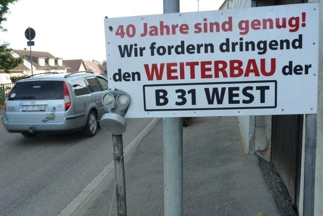 Ihringer Gemeinderat fordert Weiterbau der B31 West nach Breisach