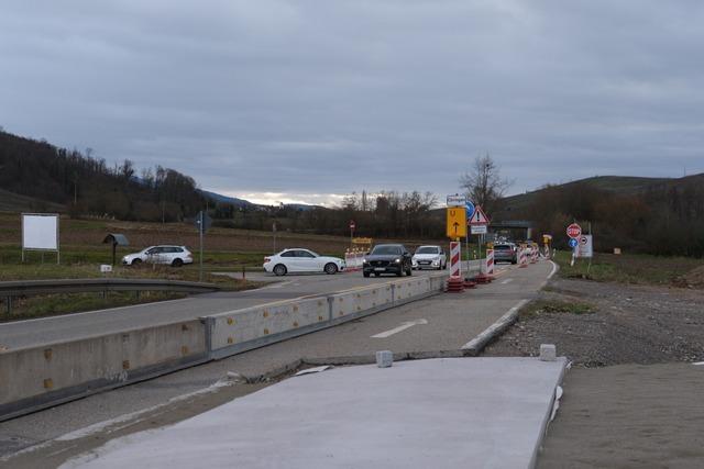 In Ebringen wird Kritik am Kreiselbau laut – Sperrung der L125 bleibt