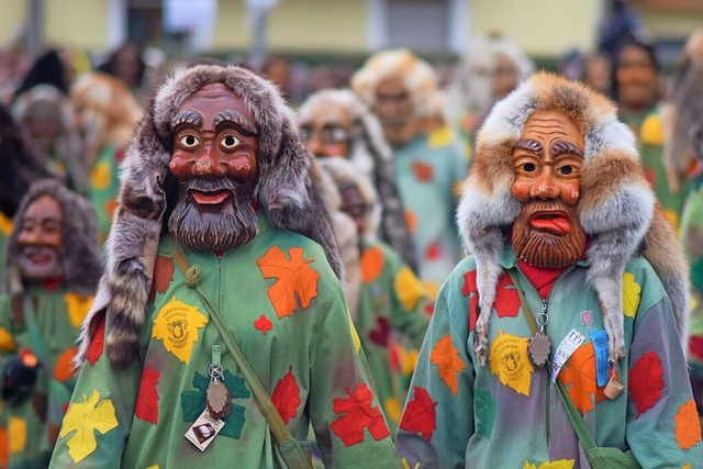 Die Narrenzunft Bad Sckingen startet ...bei sind auch die Maisenhardt-Joggele.  | Foto: Michael Krug