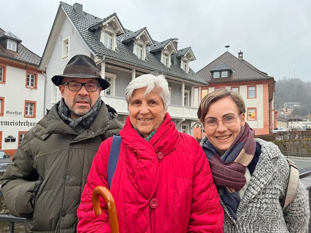 Roman Kalka, die Vorsitzende Christina Haberstig und Andrea Rudolf.  | Foto: Lina Boegel