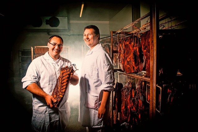 Die Chefs der Metzgerei Dosenbach sind...Christoph (links) und Patric Dosenbach  | Foto: Metzgerei Dosenbach