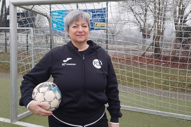 Kirsten Rutz wird fr ihr Engagement beim FC Emmendingen geehrt – sie selbst hat nie Fuball gespielt