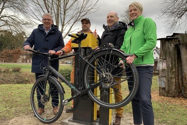 ADAC Sdbaden untersttzt Gottenheim mit neuer Radservice-Station