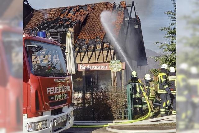 Im Albtal beginnt der Wiederaufbau