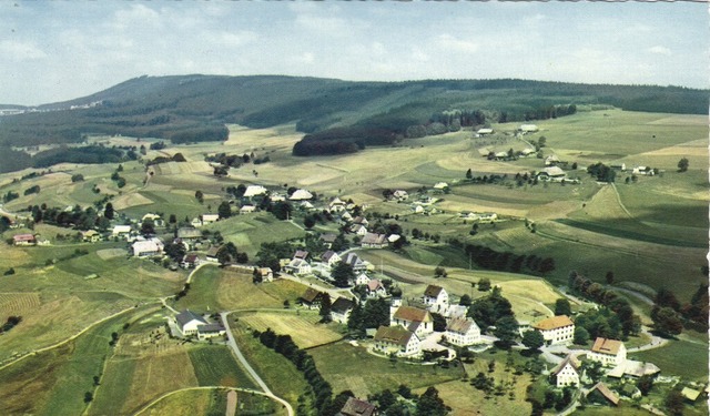 Die Ansicht Kappels von oben auf einer Postkarte aus dem Jahr 1964.  | Foto: privat