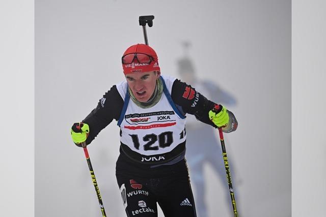 Biathlet Fabian Kaskel mit dem nchsten Ausrufezeichen