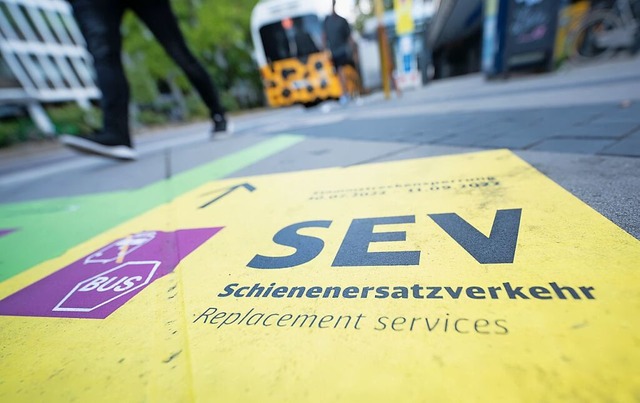 Ersatzbusse sind eingerichtet, die lau...ler aber immer wieder berfllt seien.  | Foto: Marijan Murat (dpa)