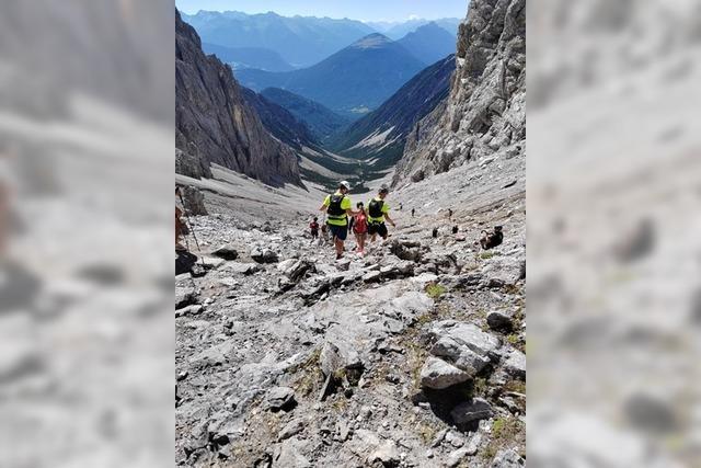 Silke Steffen aus Brchau ist berwltigt vom Transalpine-Run