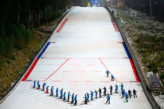 Im Dezember 2024 fand auf dem Hochfirstschanze wieder ein Weltcup statt.  | Foto: Wolfgang Scheu