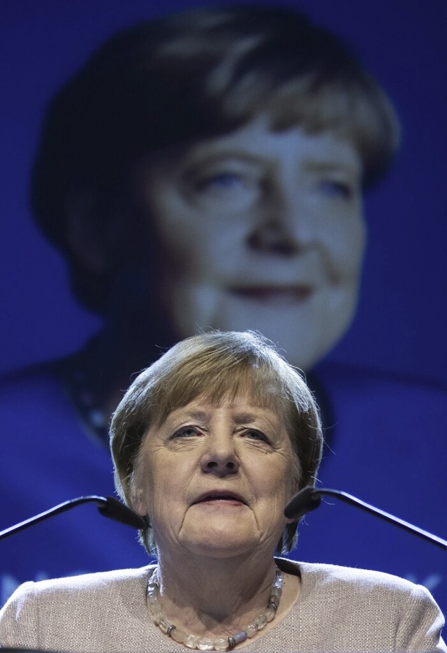 Die ehemalige Bundeskanzlerin Angela M...ert sie sich bisher so gut wie nie.     | Foto: Ennio Leanza (dpa)