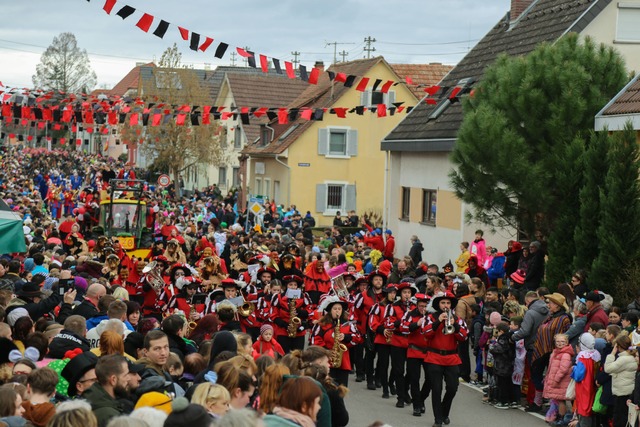 Der groe Fasnachtsumzug in Orschweier...en der Bundestagswahl abgesagt werden.  | Foto: Sandra Decoux