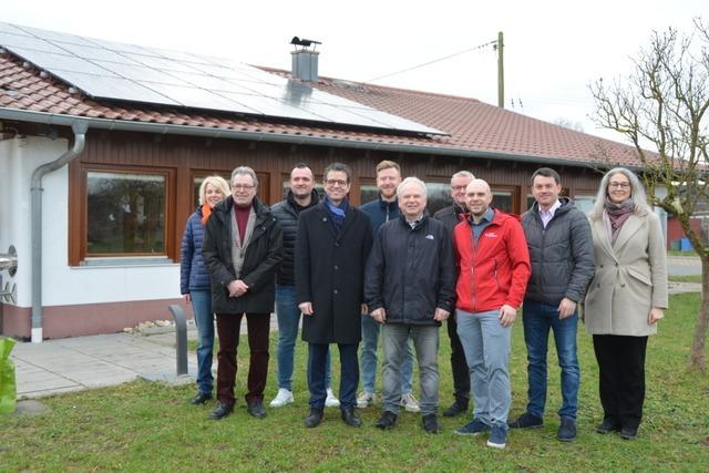 Die erste Photovoltaik-Anlage der Solarinitiative der Volksbank Lahr wurde in Kippenheim eingeweiht