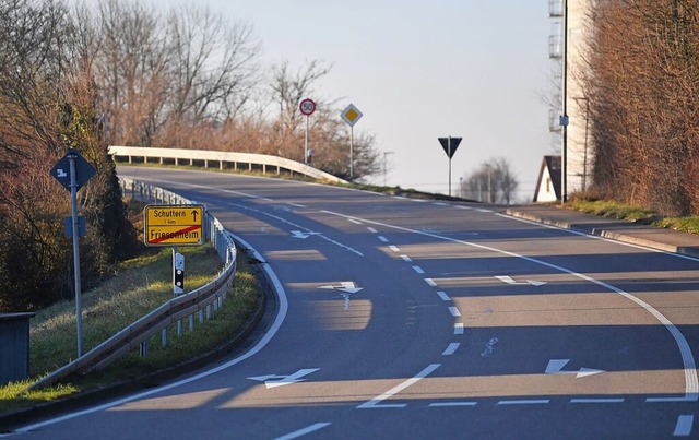 Die betroffene Brcke zwischen Friesenheim und Schuttern  | Foto: Wolfgang Knstle