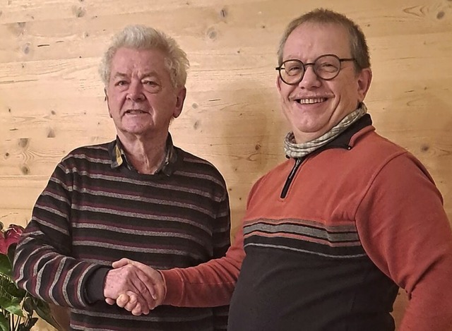 Reinhard Haller (links) und Isidor Kollmer  | Foto: MGV Sulz