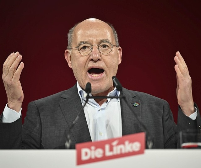 Gregor Gysi tritt in Berlin an.  | Foto: Sebastian Gollnow (dpa)