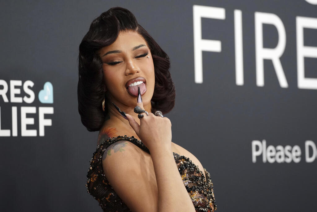 Cardi B kommt zur 67. Grammy-Verleihung.