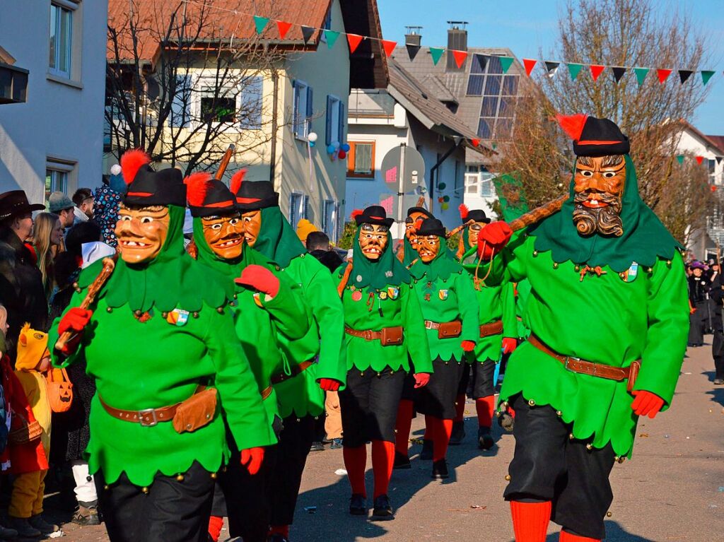 Festwochende der Narrenzunft Johlia vom Vgelestei in Gutach im Breisgau