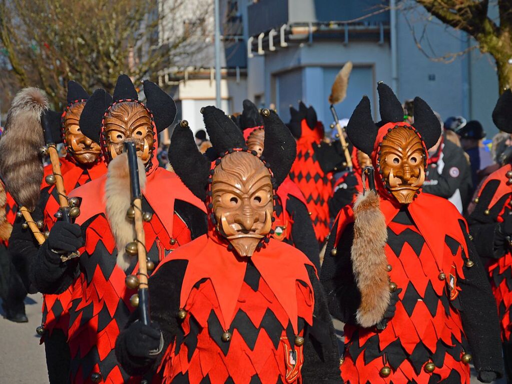 Festwochende der Narrenzunft Johlia vom Vgelestei in Gutach im Breisgau