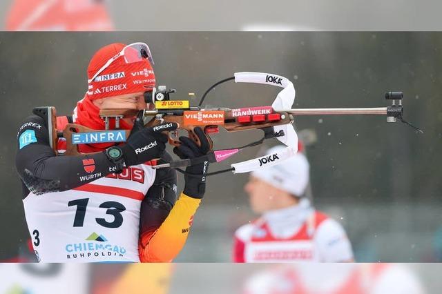 Roman Rees holt bei der Biathlon-EM eine Silbermedaille