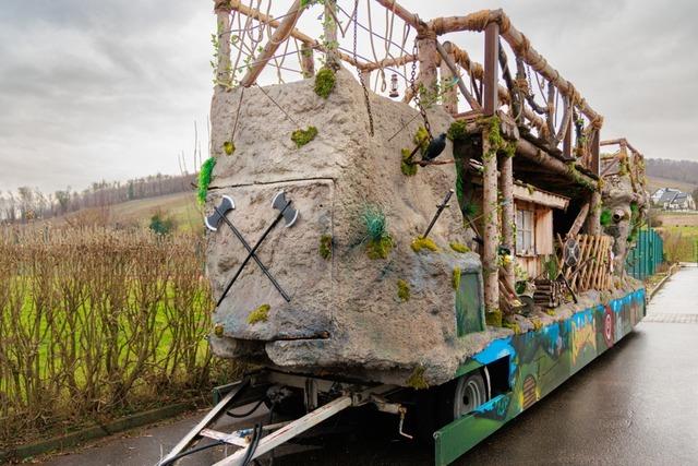 Die Fachsimbla aus Pfaffenweiler sind berhmt fr ihren Robin-Hood-Wagen – so ist er aufgebaut