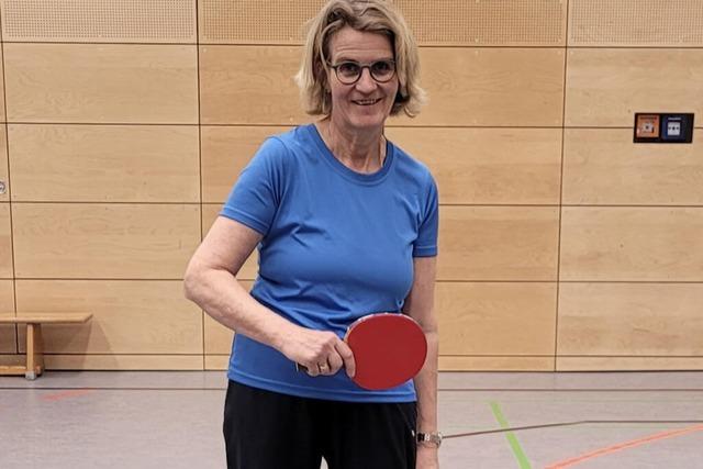 Daniela Hammelsbeck kmpft gegen Parkinson – und leitet eine Tischtennis-Therapie in Bad Krozingen