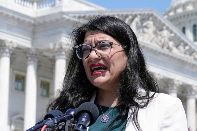 Auch Tlaib sprach von "ethnischer S&auml;uberung"  | Foto: Mariam Zuhaib/AP/dpa