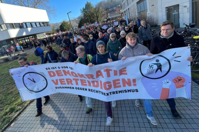 Im Kreis Lrrach wchst der Protest gegen Rechtsextremismus wieder