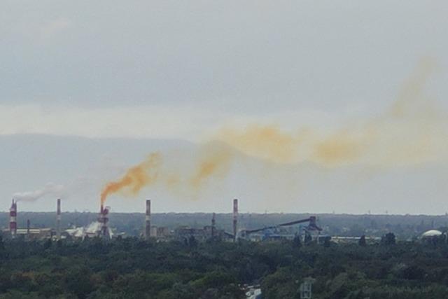 Oranger Rauch aus dem Elsass verbreitet Angst im Markgrflerland