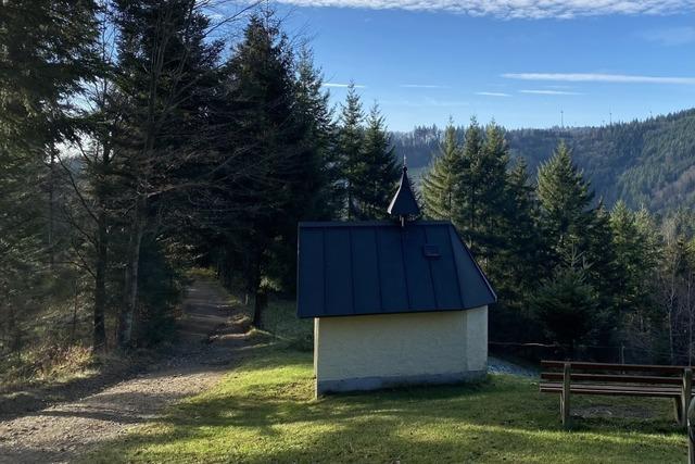 Alfred Fehr ist der Hter der Schlangenkapelle hoch oberhalb von St. Peter