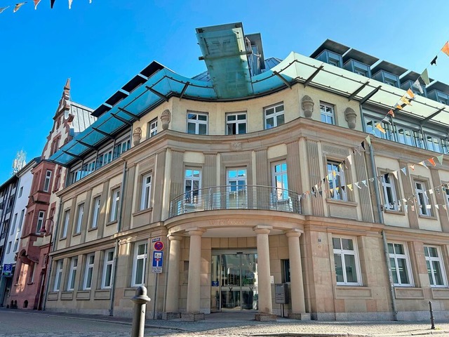 Im Wertehaus an der Schillerstrae fand das Pressegesprch statt.   | Foto: Mark Alexander