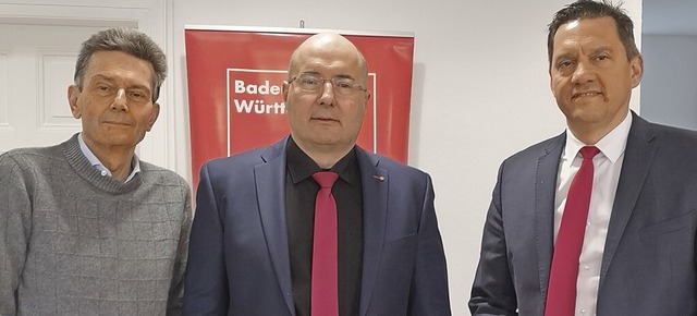 Bundespolitik in Offenburg zu Besuch (...ich, Dirk Flacke und Johannes Fechner   | Foto: Ralf Burgmaier