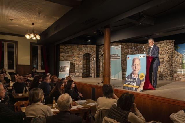 CDU-Spitzenkandidat Thorsten Frei gibt sich in Freiburg nahbar und gesprchsbereit