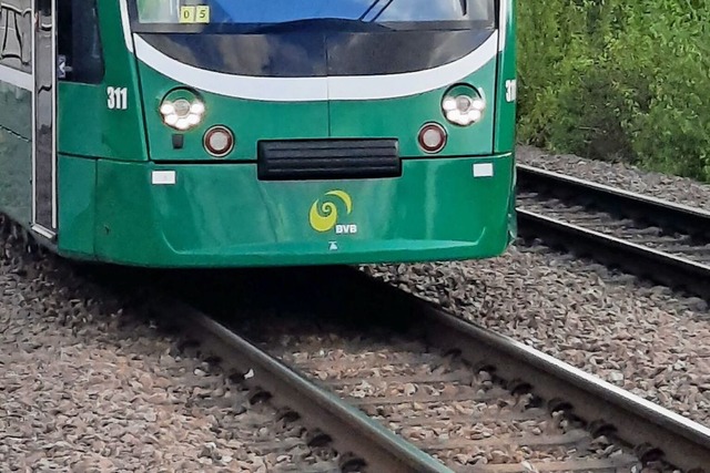 Die Basler Tram in Weil am Rhein  | Foto: Hannes Lauber