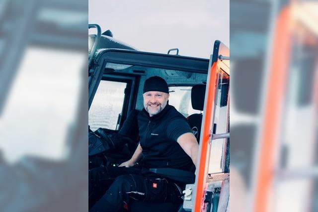 Fr den Pistenbully-Fahrer vom Feldberg sieht das perfekte Wochenende so aus