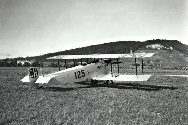 Auf dem Sternenfeld in Grenzach war einst der erste Basler Flugplatz