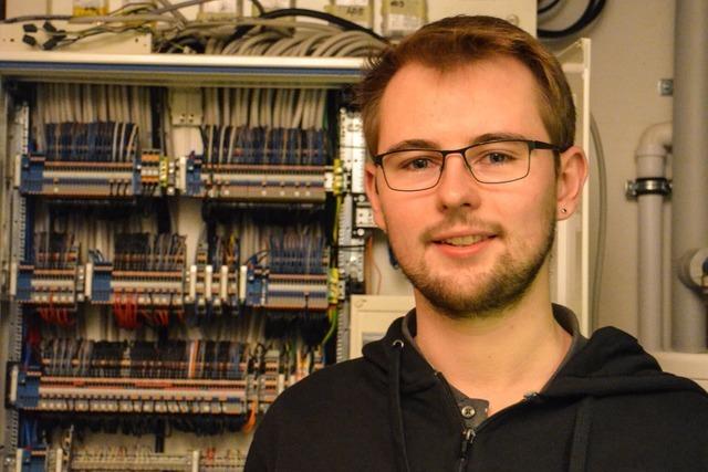 Elektrotechnik-Kammersieger Silas Burger aus Mnstertal liebte schon als Kind die Elektronik